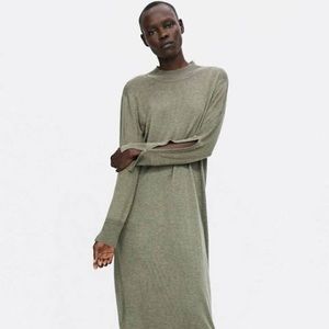 Zara Maxi Dress Olive, S